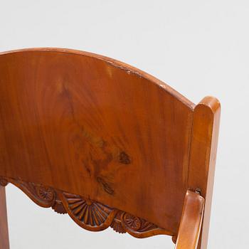 Six Finnish/Russian armchairs from the 19th century.