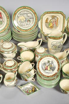 SERVISDELAR, 83 st, flintgods, Adams, England, 1900-tal.