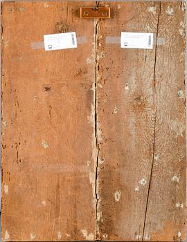 OKÄND KONSTNÄR, olja på pannå, 1800-tal.