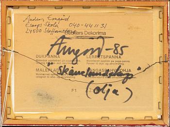 ANDERS EMGÅRD, olja på duk signerad och daterad 85.