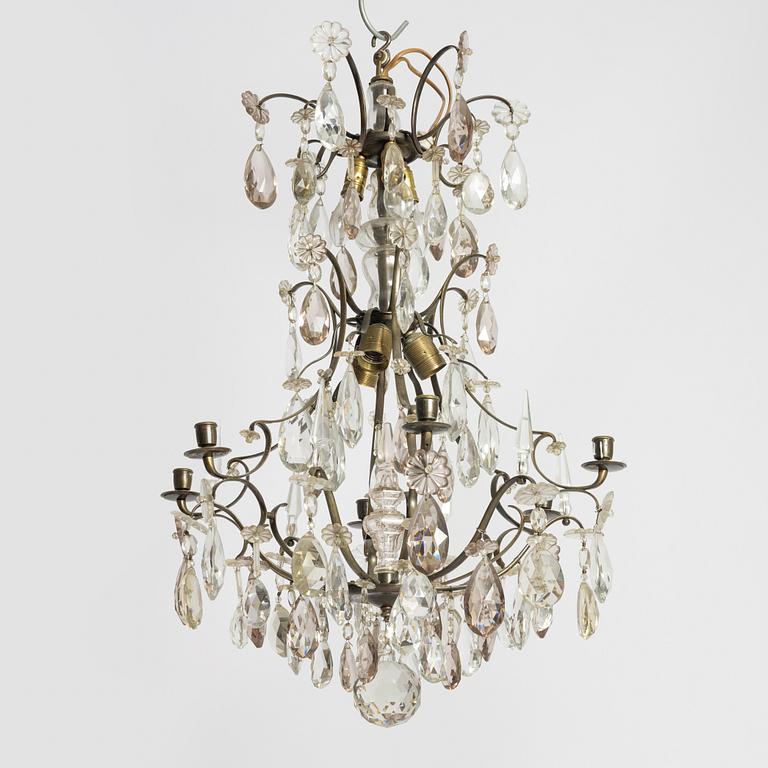 Chandelier, Baroque style, early 20th century.