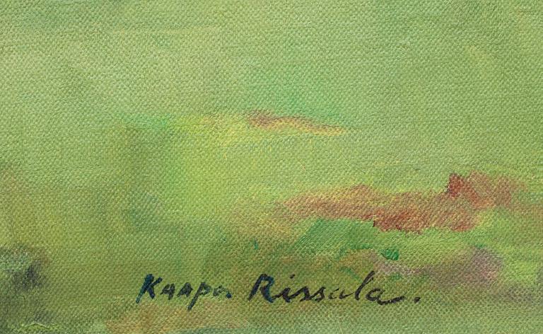 KAAPO RISSALA, Olja på duk, sign.