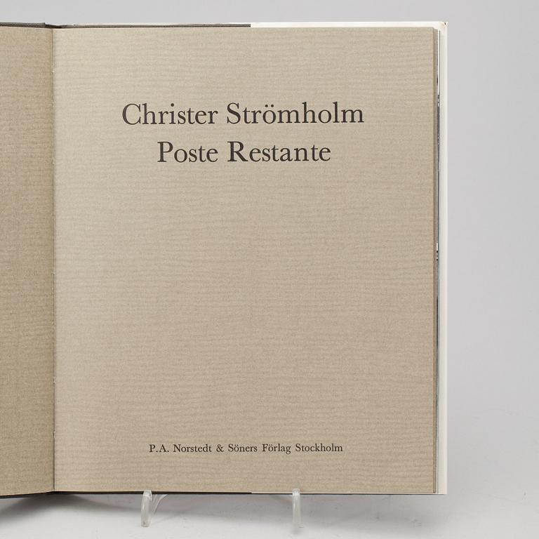 BOK, "Poste Restante", Christer Strömholm, PA Norstedt & Söners Förlag Stockholm 1967.