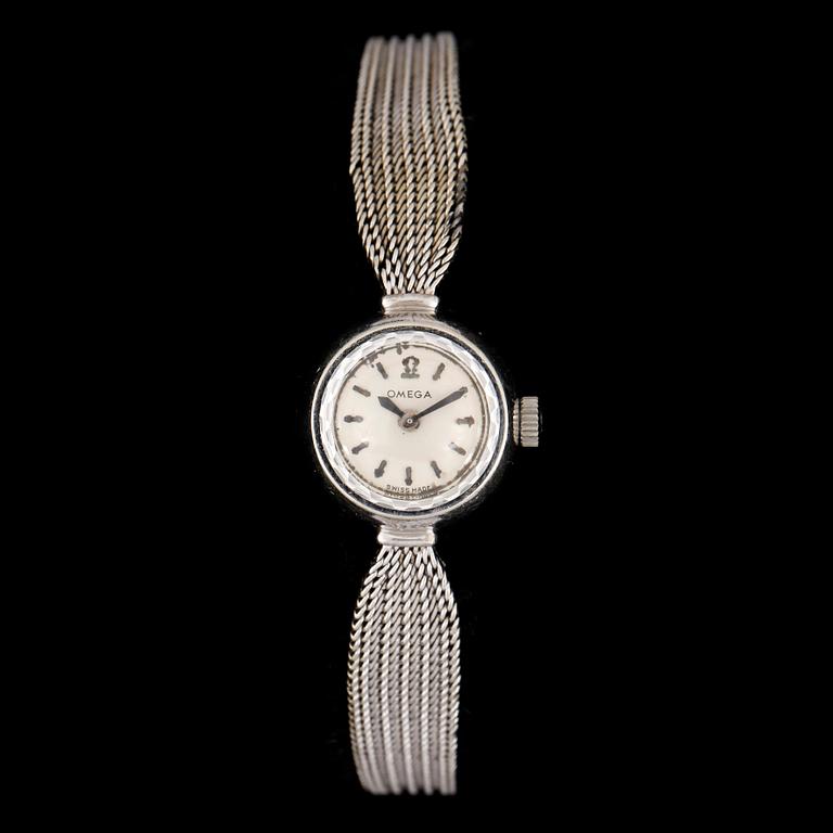 ARMBANDSUR, dam, Omega, 18k vitguld. Vikt 19g.