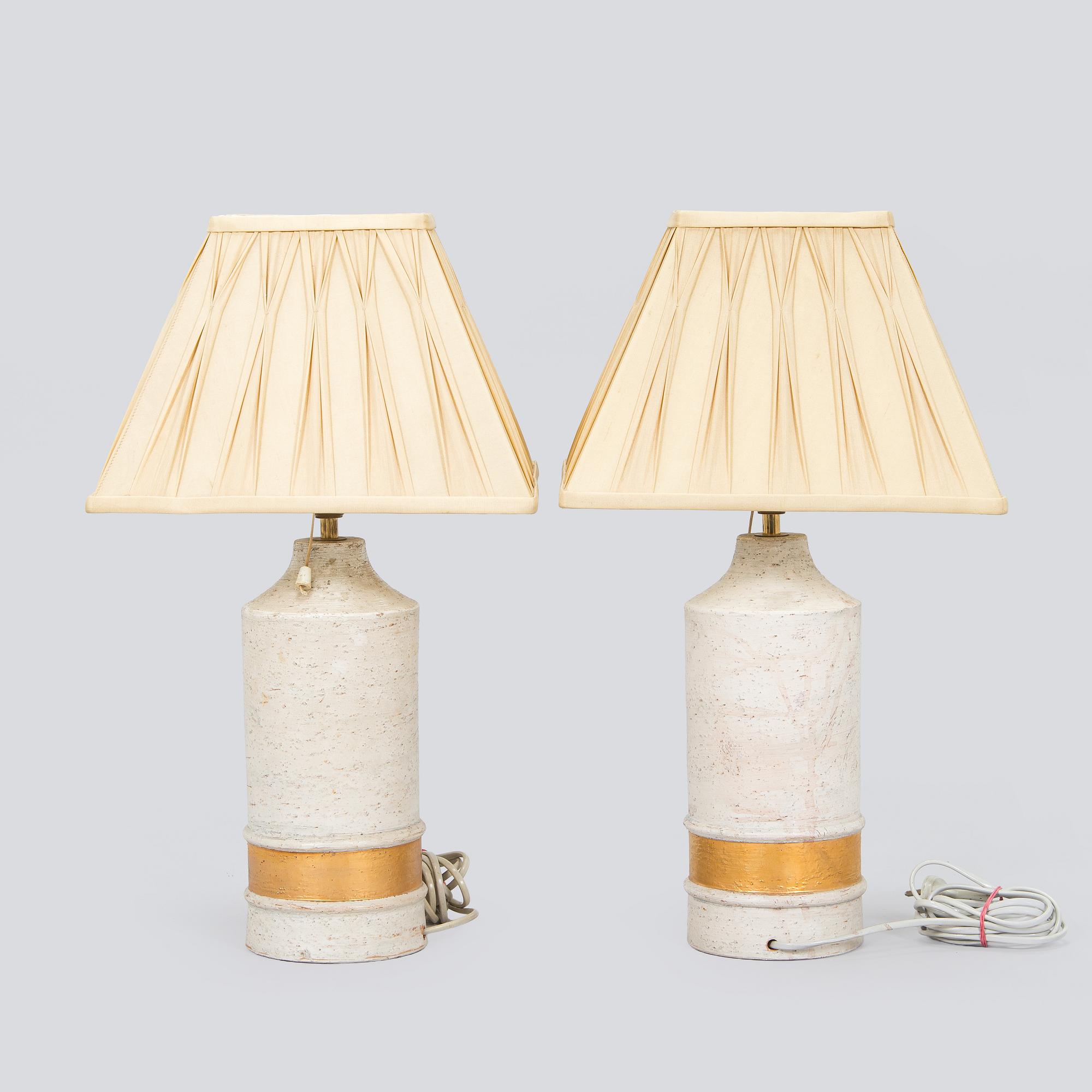 A pair of 1960/1970 table lamps for Bitossi.