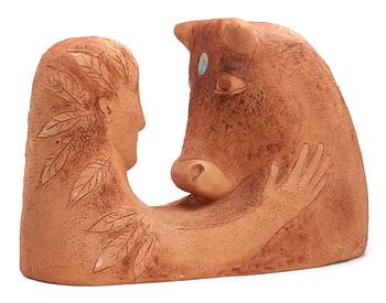 319. Helga Henschen, The bull and the woman.