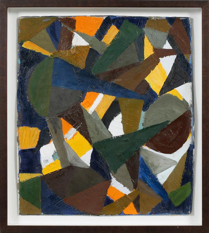 OLLE BONNIÉR, oil on canvas, signed OB.