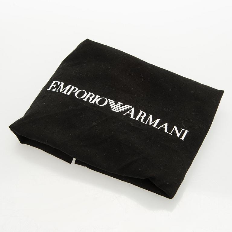 Emporio Armani, a leather bag.