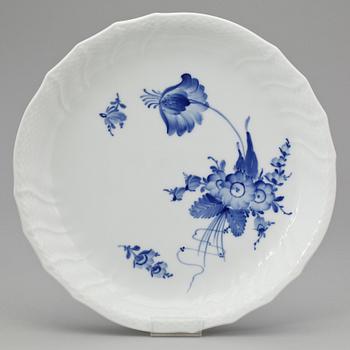KAFFESERVIS, 6 delar, porslin, "Blå Blomst", Royal Copenhagen, 1900-talets andra hälft.