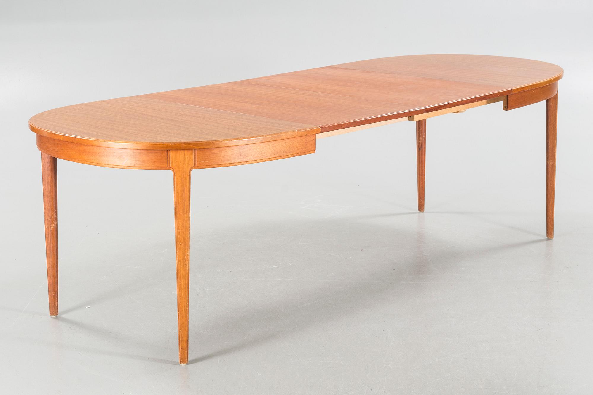 CARL MALMSTEN, a dining table, model "Herrgården", second half of the 20th centruy.