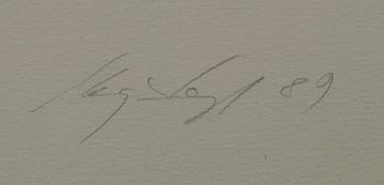 MARJATTA TAPIOLA, etsning, 2/4, sign. och dat. -89.