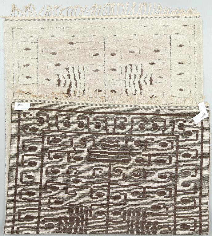 MATTA, "Skvattram", reliefflossa, Märta Måås-Fjetterström, sign AB MMF. 235 x 133.