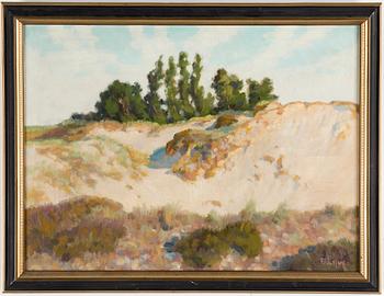 FRITZ KÄRFVE, oil on canvas, signed.