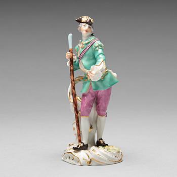 240. A Meissen figure of a Cavalier, 19th Century.