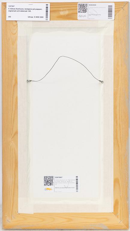 C Göran Karlsson, Ur ”Alla behöver en ängel”.