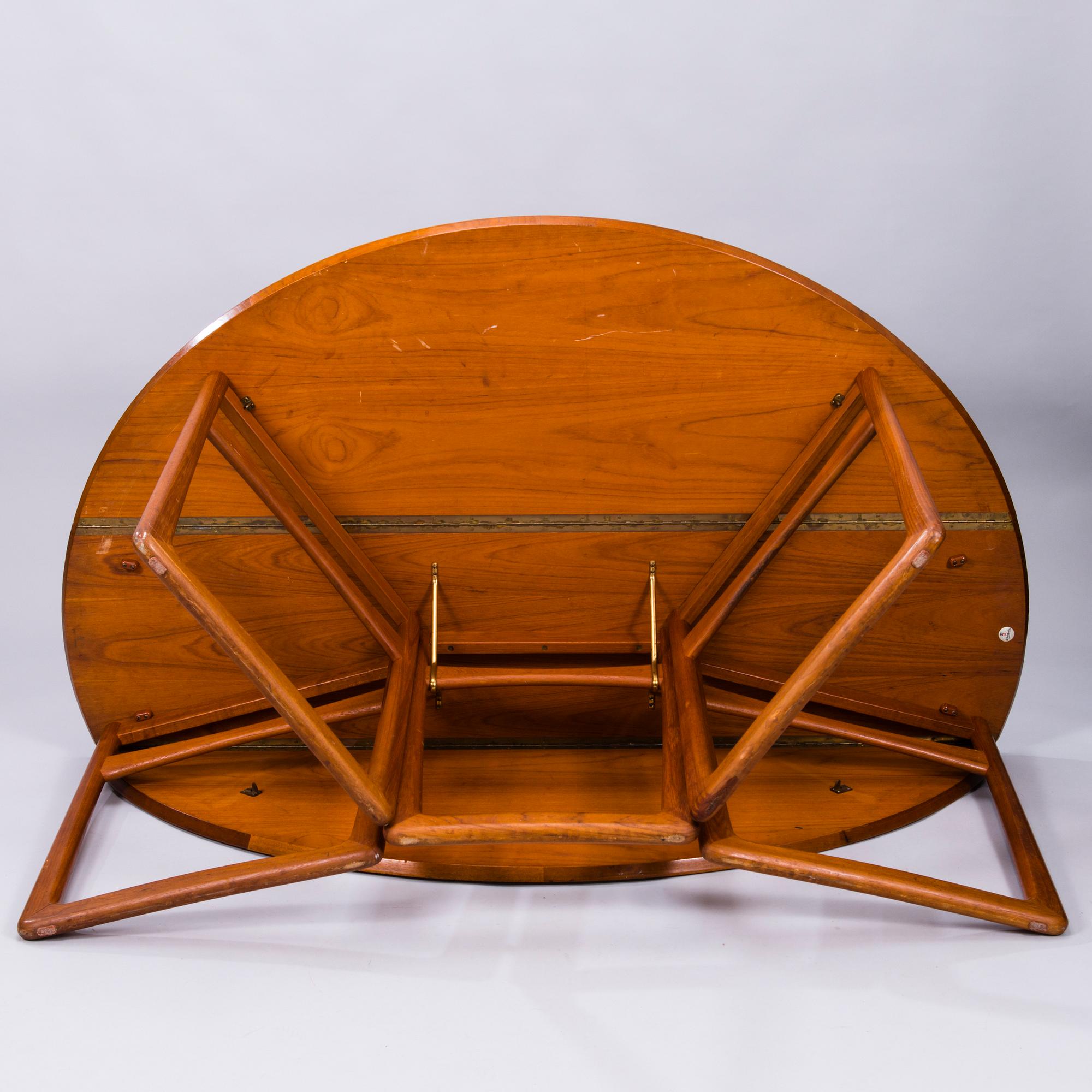 PETER HVIDT & ORLA MØLGAARD NIELSEN, ruokapöytä France & Son Tanska 1900-luvun puoliväli.