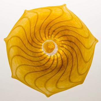 TIINA NORDSTRÖM, konstglas, "Sun Sea", signerad Tiina Nordström, Iittala 1996.