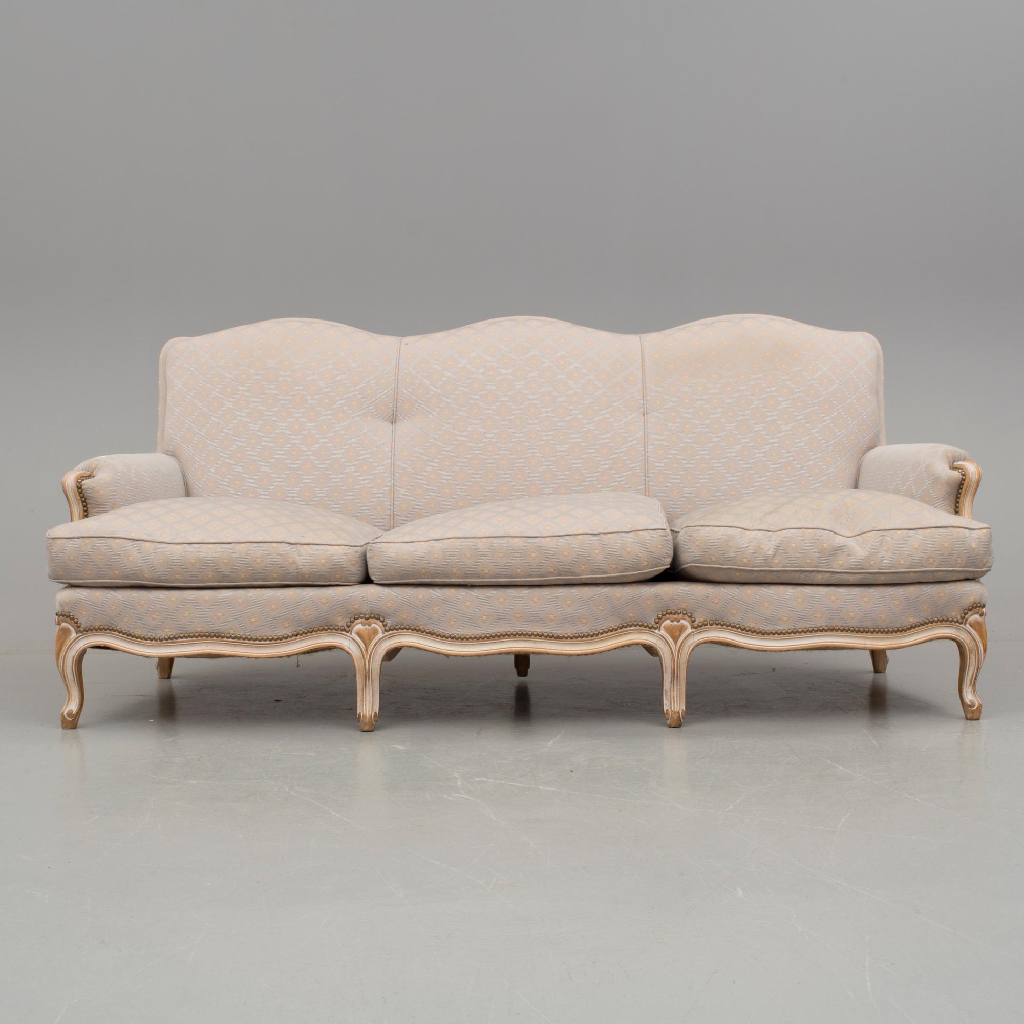 SOFFA, Louis XV-stil, 1900-talets andra hälft.