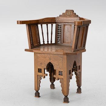 Armchair, oriental, first half of the 20th century.