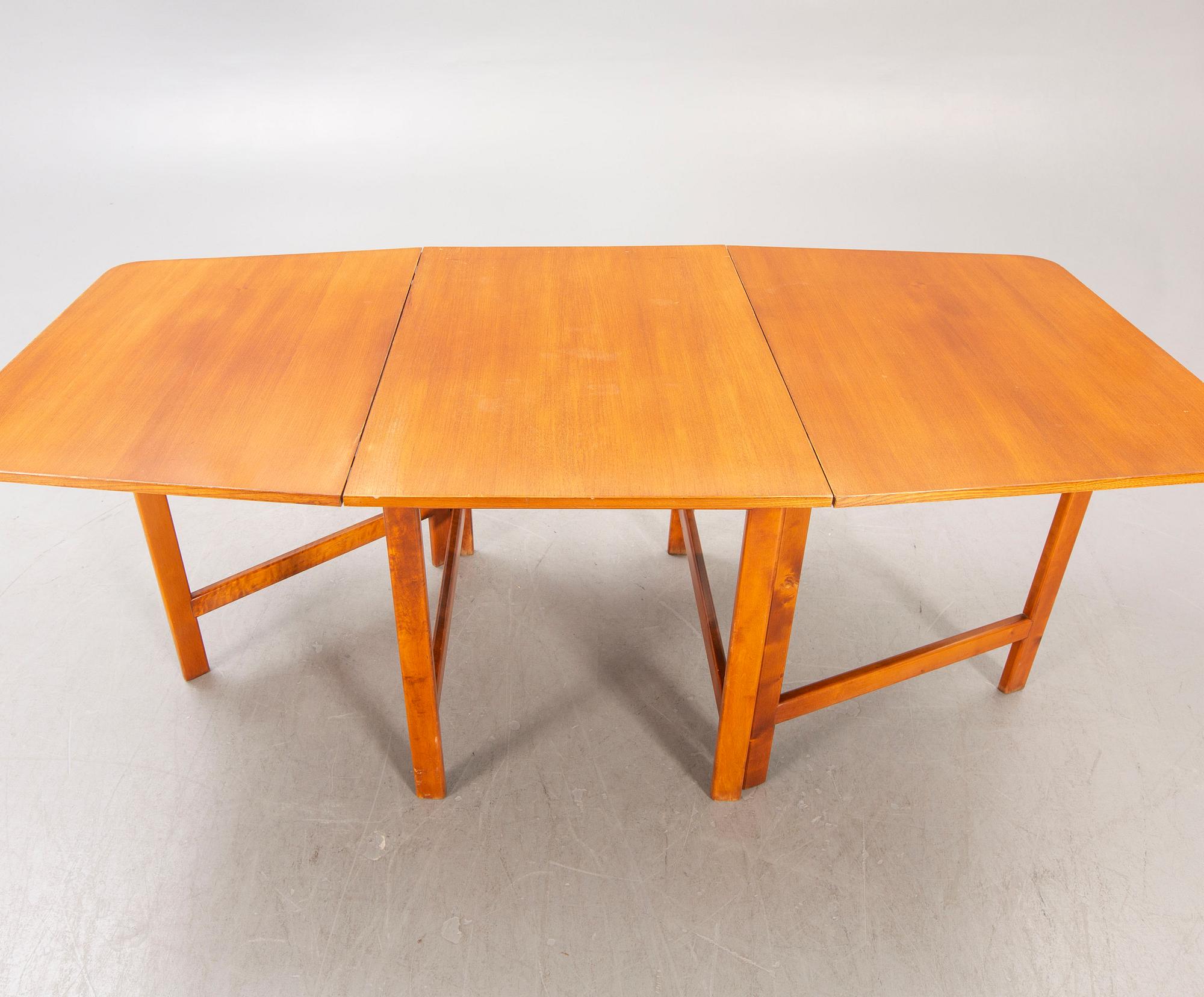 A 1960s teak folding table from Nordiska Kompaniet (NK).