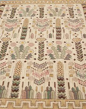 Märta Måås-Fjetterström, A drape, "Taraxacum", tapestry weave, ca 243,5-244,5 x 151-155 cm, signed AB MMF.