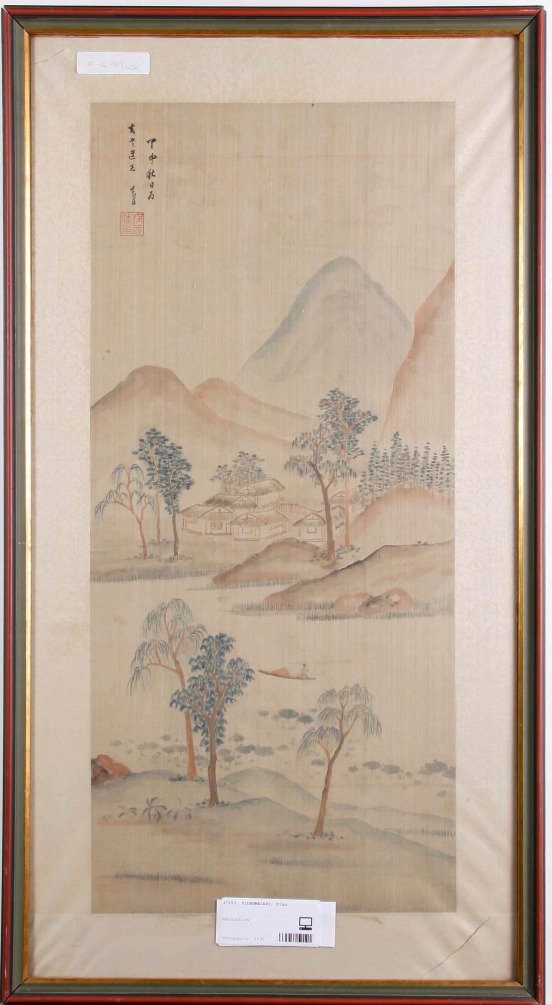 SIDENMÅLERI, Kina.