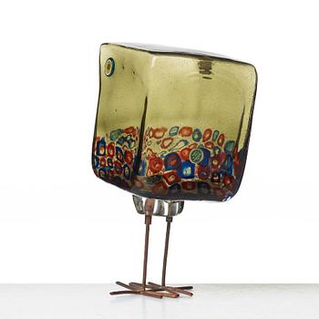 Alessandro Pianon, fågel, "Pulcino", Vistosi, Italien, 1960-tal, modell S191.