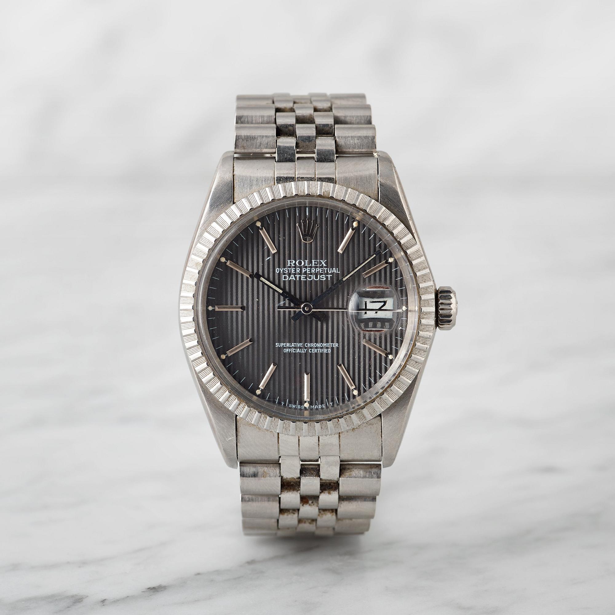 ROLEX Datejust Tapestry dial Bukowskis