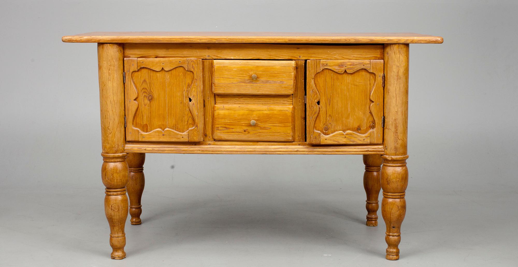 BORD, allmoge, furu, 1800-talets slut.