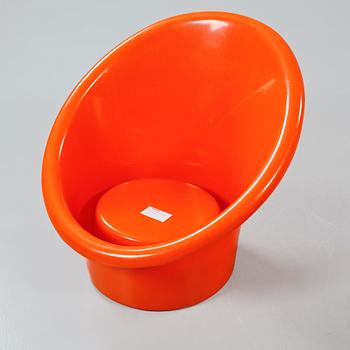 FÅTÖLJER, ett par, "Skopa", Olle Gjerlöv-Knudsen och Torben Lind för Ikea, modellen formgiven 1974.