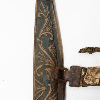 Lokor, ett par, Allmoge, troligen Hälsingland, 1700-tal.