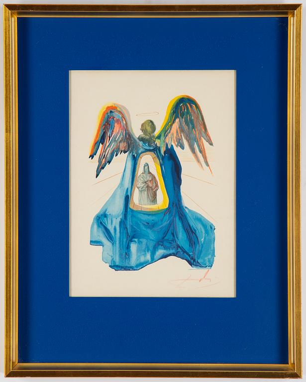 Salvador Dalí, woodcut, signed and numbured, 100/150.