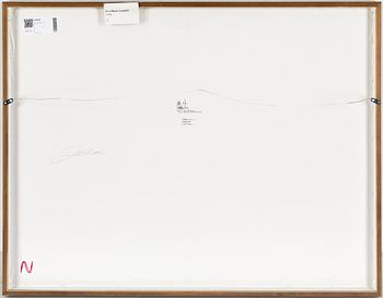 EVA MARIE LINDAHL, Graphite drawing (The Violence), signed and dated 2010 on verso.