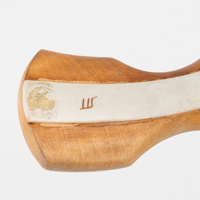 Lars Levi Sunna, a birch bowl, signed.