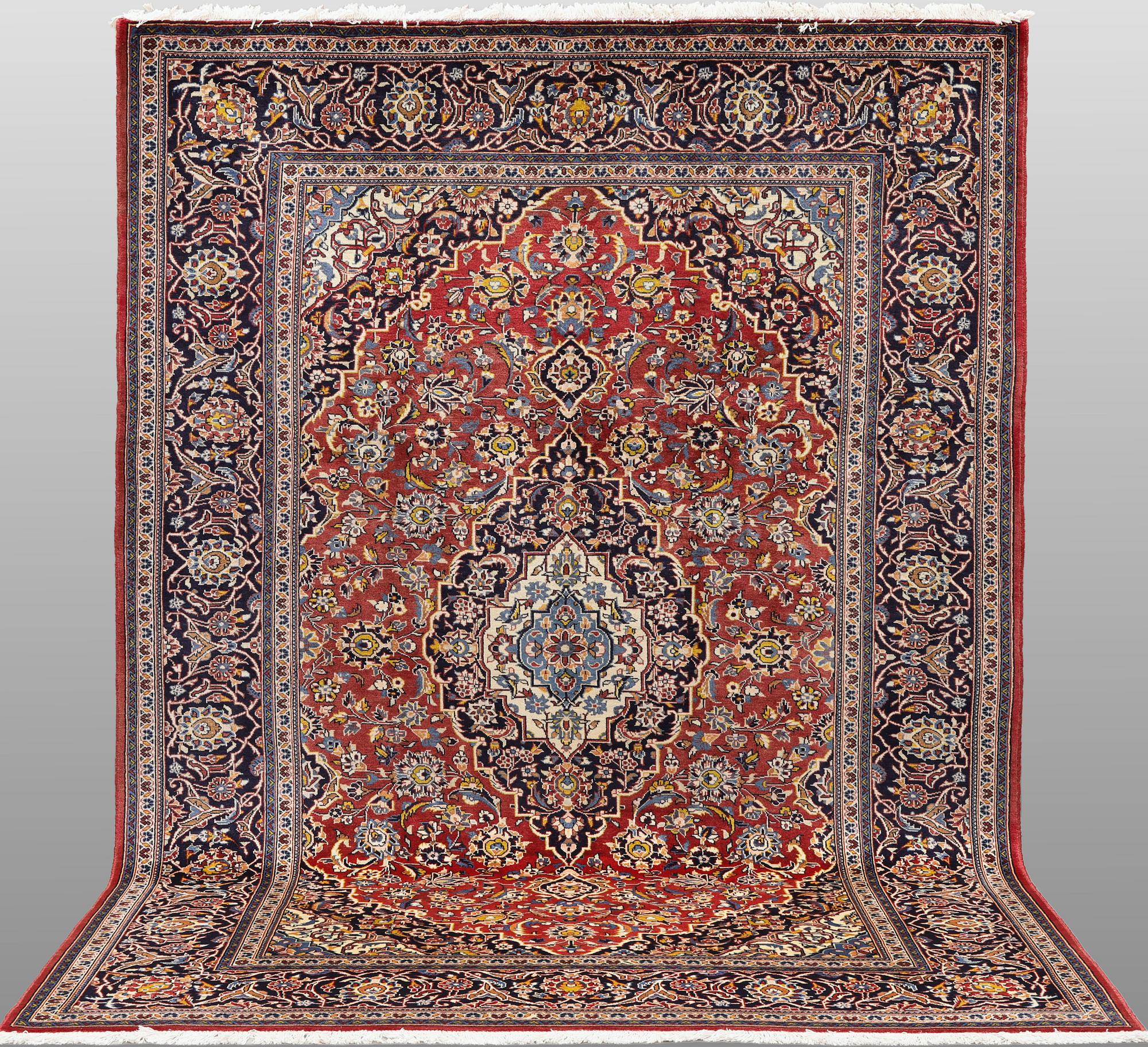 Carpet, Keshan, 308 x 197 cm.
