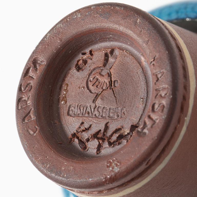 Wilhelm Kåge, a 'Farsta' stoneware vase, Gustavsbergs stduio 1958.