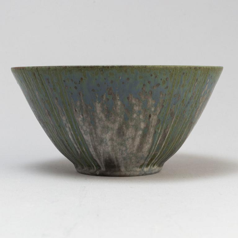 ARNE BANG, bowl, stoneware, signed.