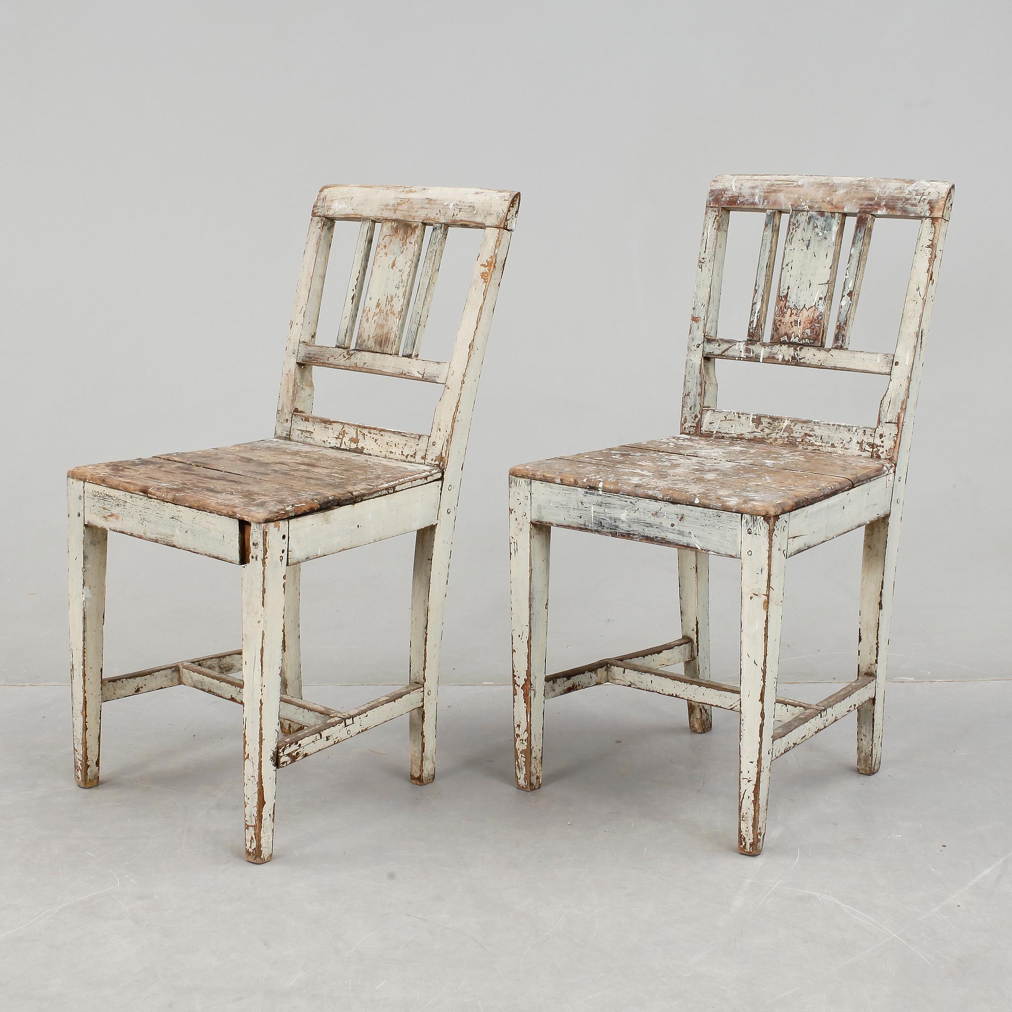 STOLAR, ett par, 1800-tal.