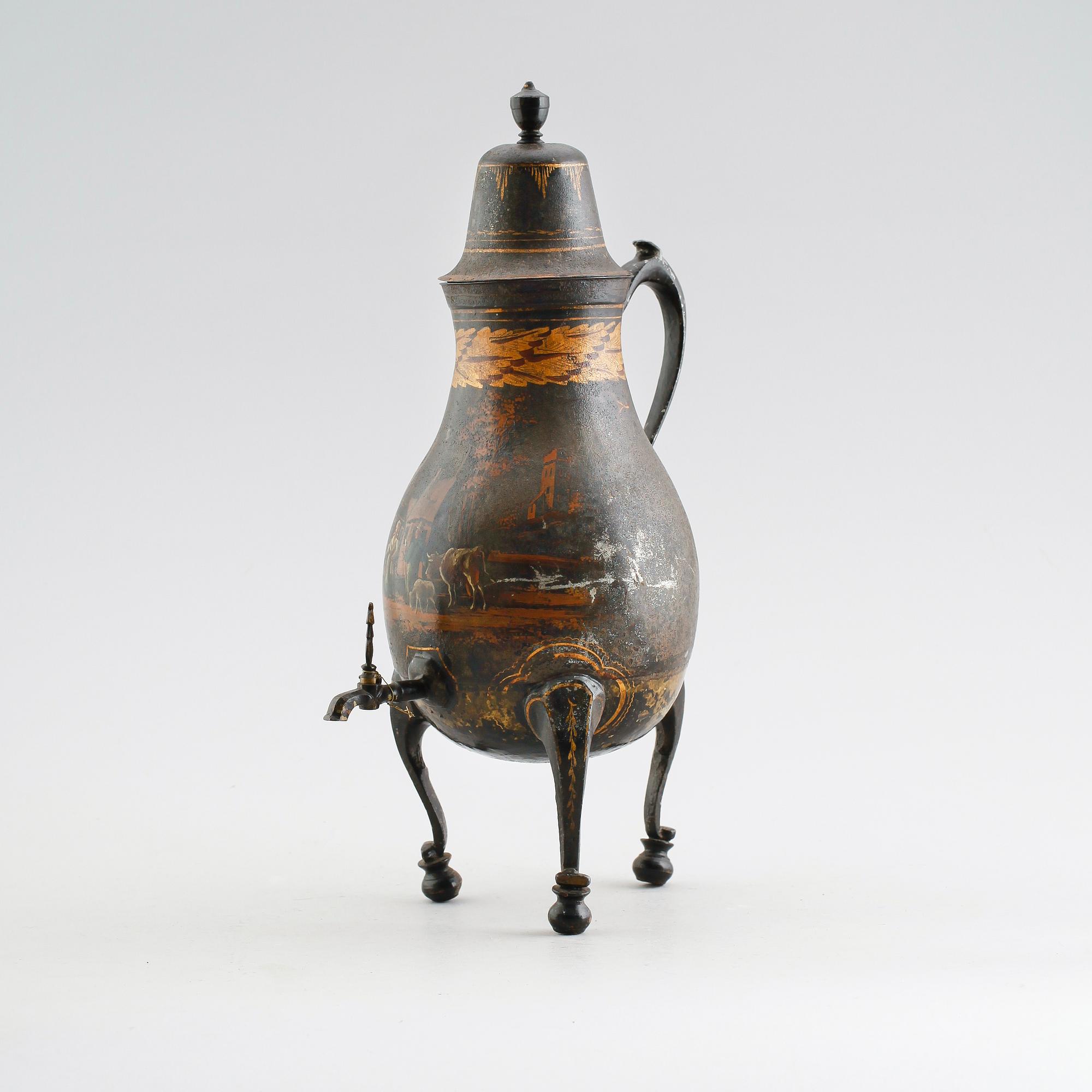 TEKÖK, bemålad plåt, England, 1800-tal.