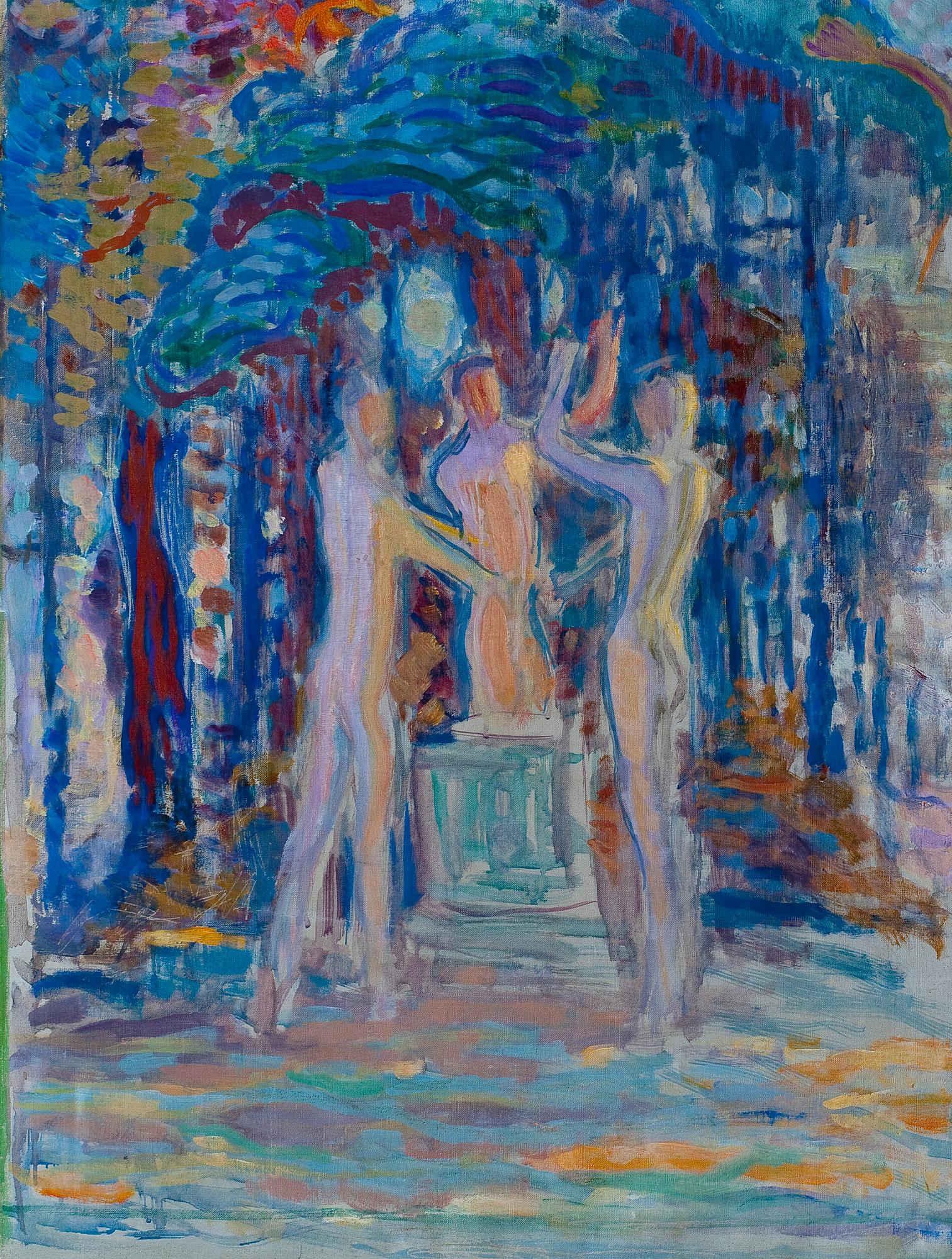 Magnus Enckell, "TAKING AN OATH".