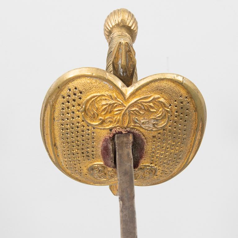 A Swedish infantry officer's sword 1820s/1830s.
