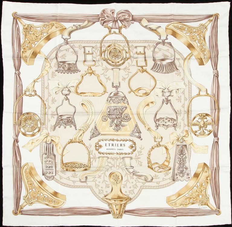 SCARF, "Etriers", Francoise de la Perrier, Hermès, Paris.