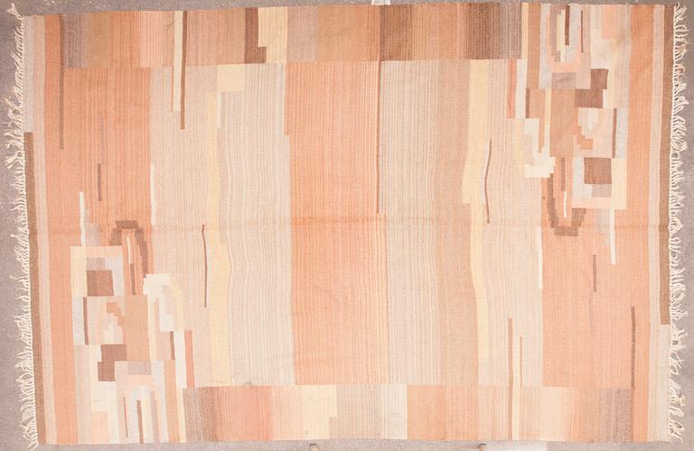 MATTA, funkis, design Greta Skogster, vävd av Kiikan Kutomo, Finland 1930-tal. 355 x 240 cm.