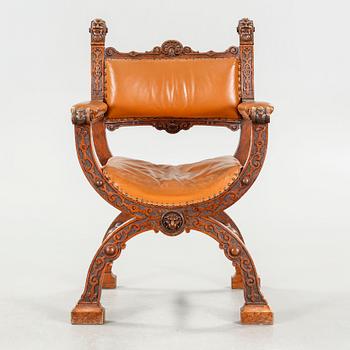 An armchair fromthe early 20th century.
