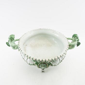 Terrin med lock och fat Louis XV-stil 1900-talets första hälft.