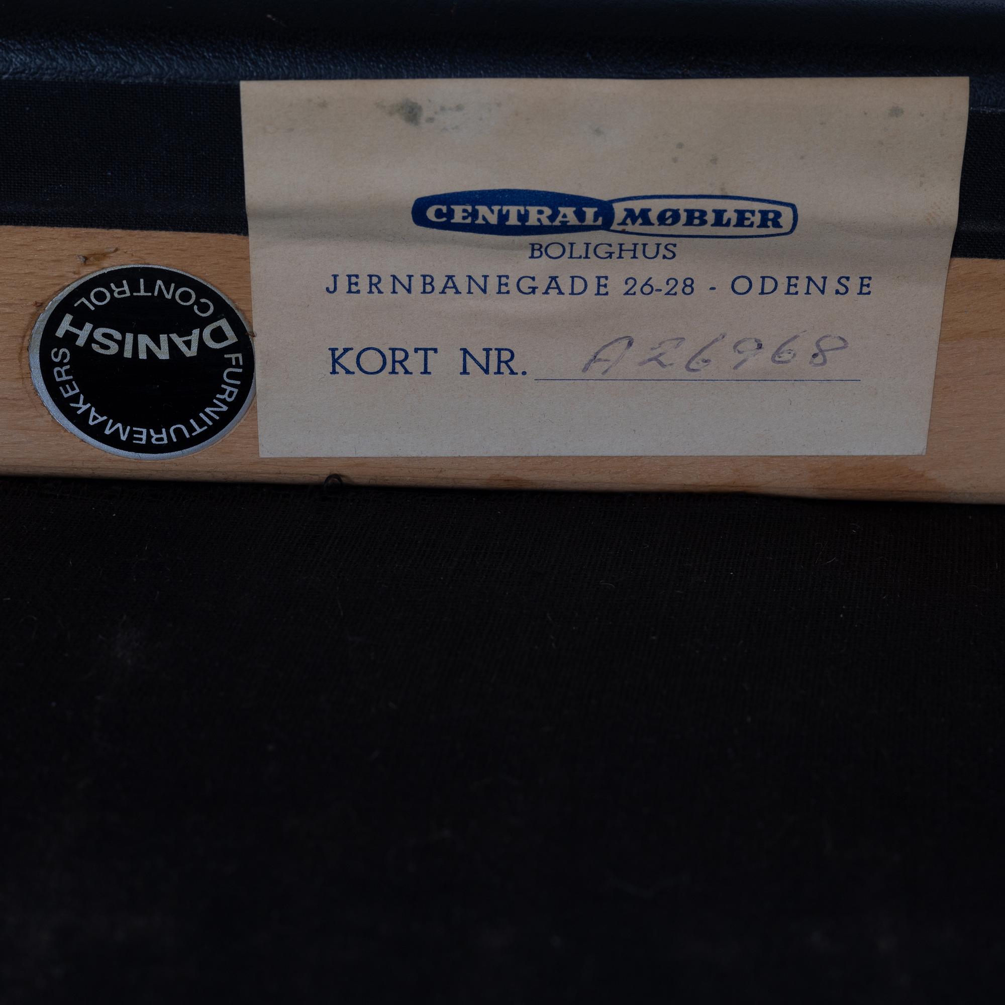 Niels Otto Møller, a nine-piece dining suite, JL Møller, Denmark, 1965.