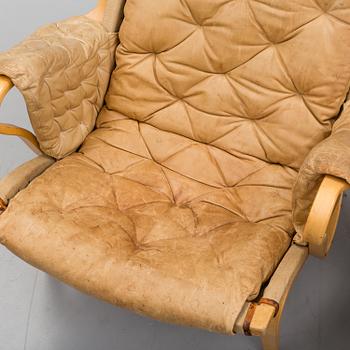 a pair of 'Pernilla' easy chairs by Bruno Mathsson, second half of the 20th century.