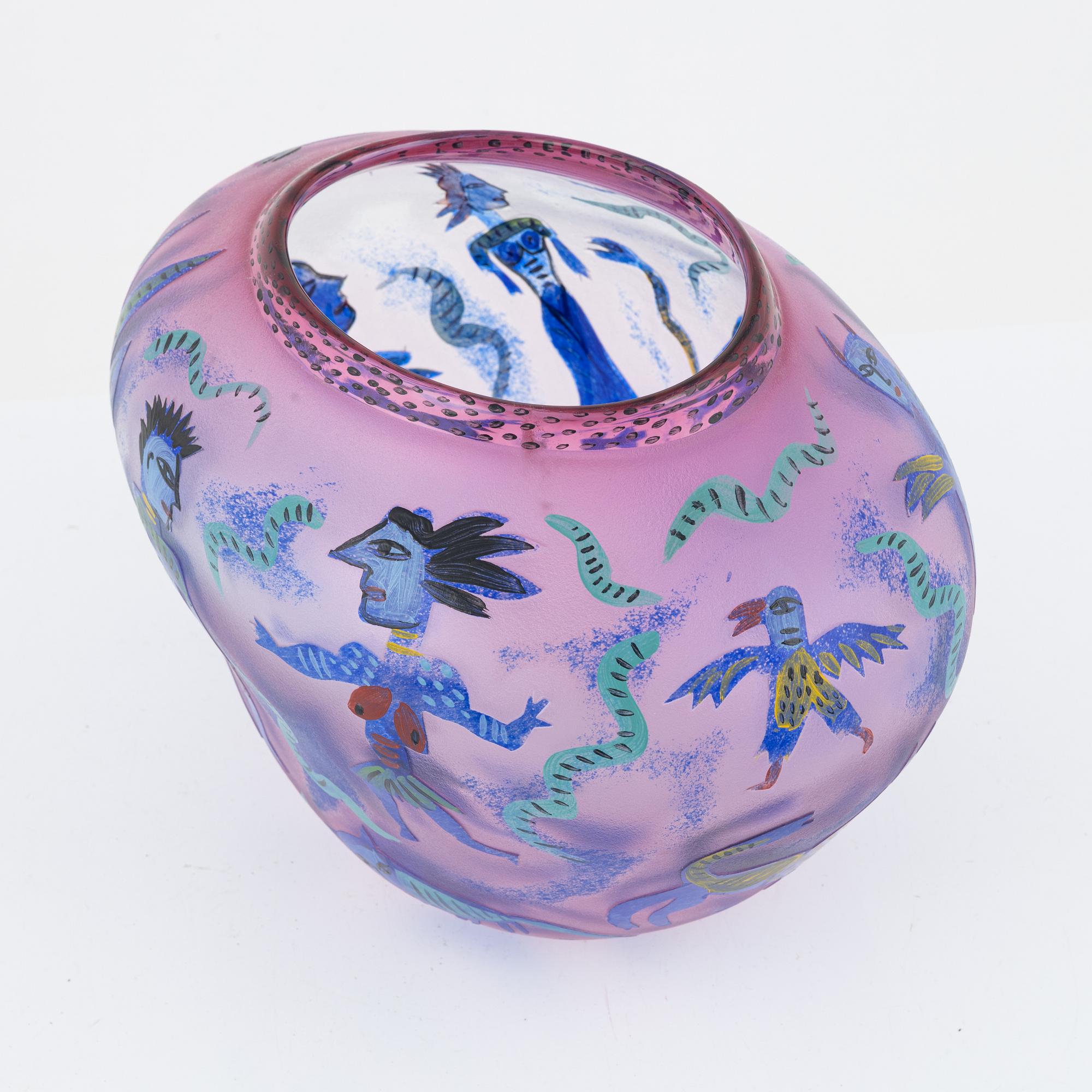 Ulrica Hydman-Vallien, vas, unik, Kosta Boda.