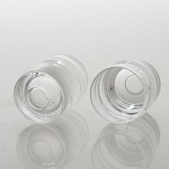 TIMO SARPANEVA, set of 12 'Ripple' 2054  shot glasses for Iittala.