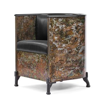 115. Mats Theselius, a "Järn/Tagel" armchair, ed. 12/49, Källemo, Värnamo, 2020.